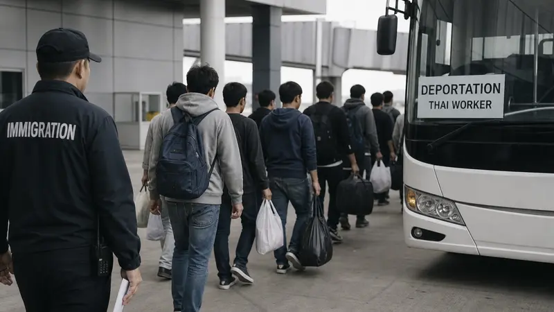 Laos Kirim Pulang 41 Pekerja Thailand Setelah Pembongkaran Kasino Online Ilegal